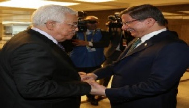 Başbakan Davutoğlu İle Filistin Devlet Başkanı Abbas Görüştü