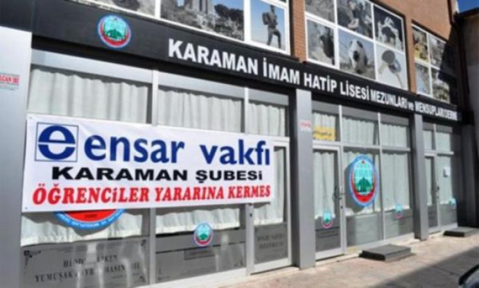 Ensar Vakfı'na destek bildirisi