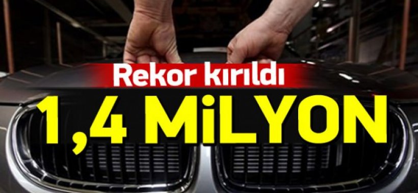 Otomotiv üretimi 2015'te rekor kırdı