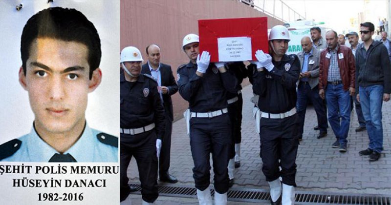 Şehit polis Hüseyin Danacı'ya memleketinde tören