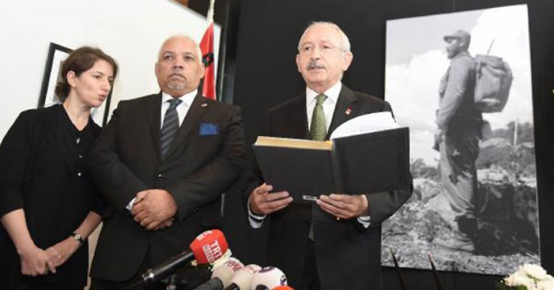 Kılıçdaroğlu'ndan Küba Büyükelçiliği'ne taziye ziyareti