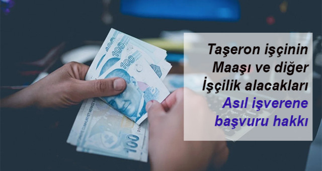 Maaşı ödenmeyen  Alt işveren Taşeron İşçiler için Örnek dilekçe