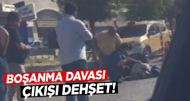 Boşanma davası çıkışı vahşet 5 yerinden bıçaklayarak ağır yaraladı