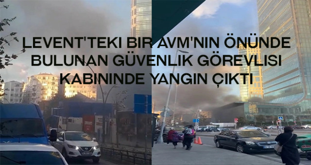 İstanbul'un Göbeğindeki AVM'de Yangın