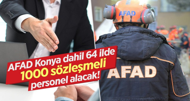 Afet ve Acil Durum Yönetimi Başkanlığı özleşmeli personel alacak